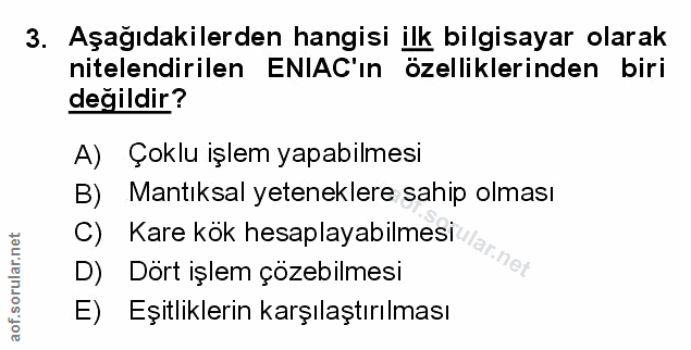 Soru 3