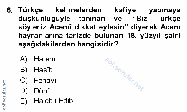 Soru 6