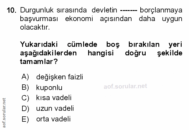Soru 10