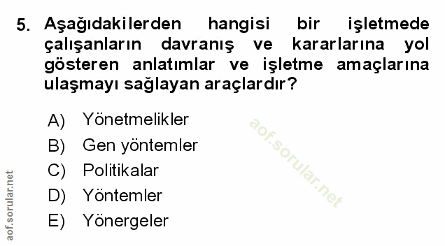 Soru 5