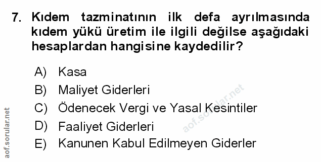 Soru 7