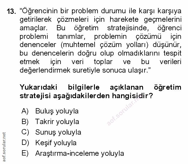 Soru 13