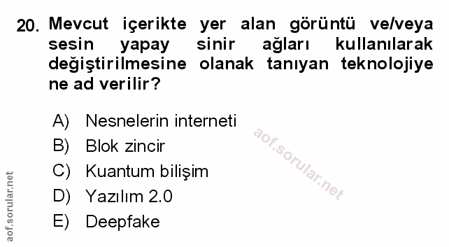 Soru 20