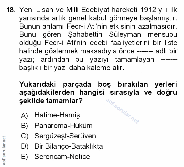 Soru 18