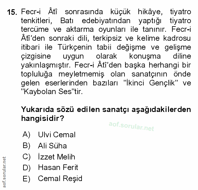 Soru 15