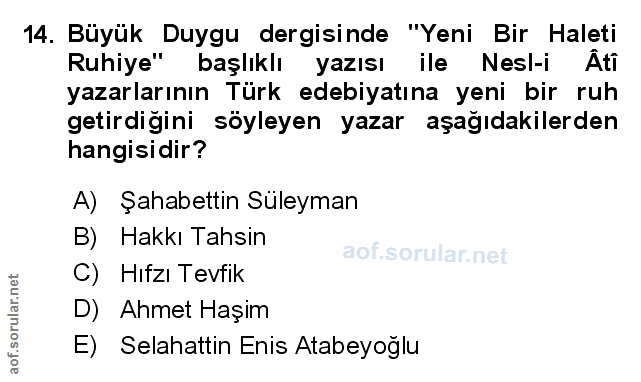Soru 14
