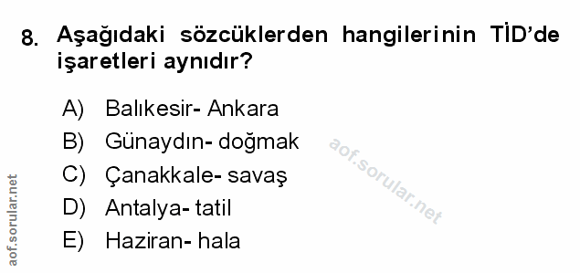 Soru 8