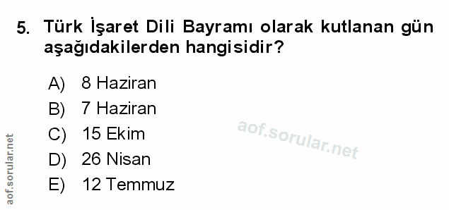 Soru 5