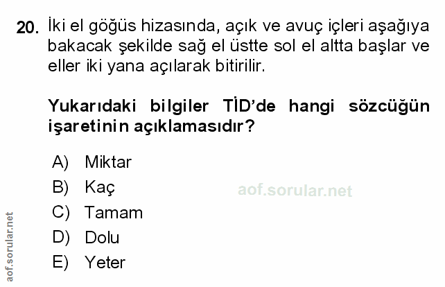Soru 20