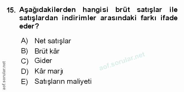 Soru 15