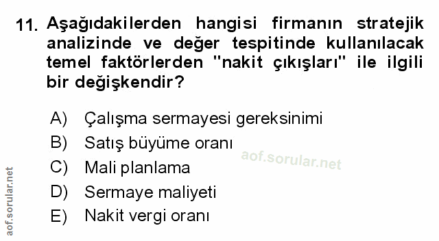 Soru 11