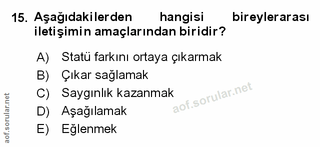Soru 15