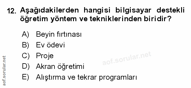 Soru 12