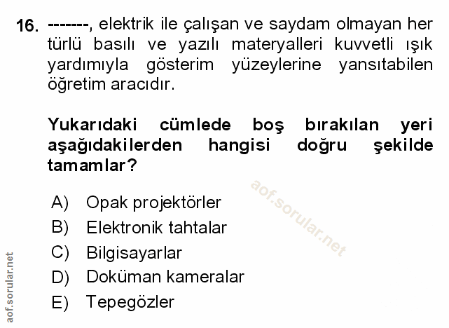 Soru 16