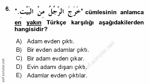 Soru 6