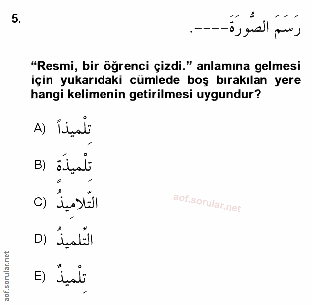 Soru 5