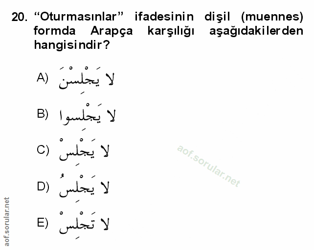 Soru 20