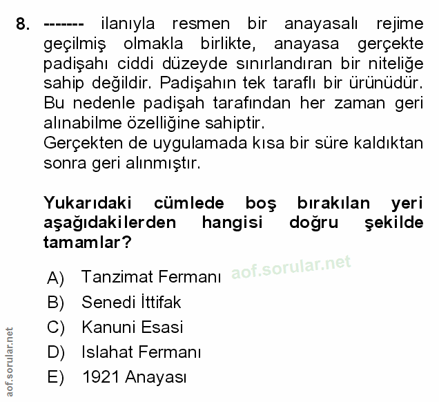 Soru 8