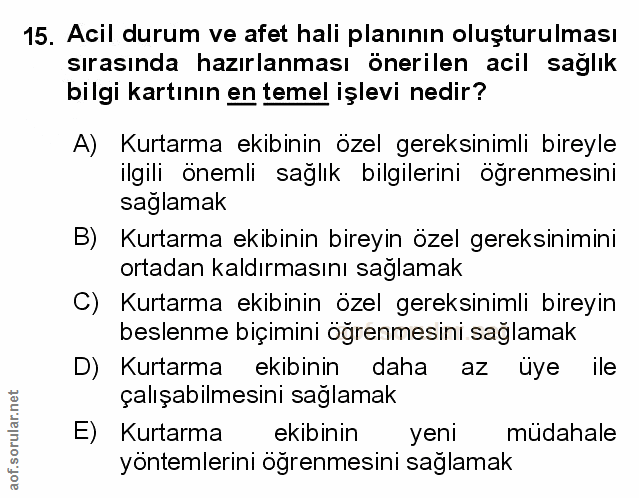 Soru 15