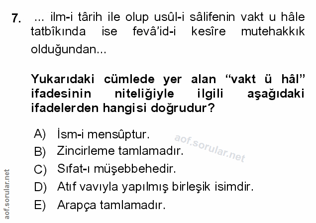 Soru 7