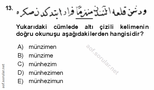 Soru 13