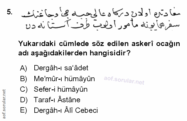 Soru 5