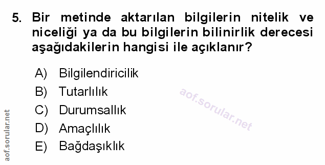 Soru 5