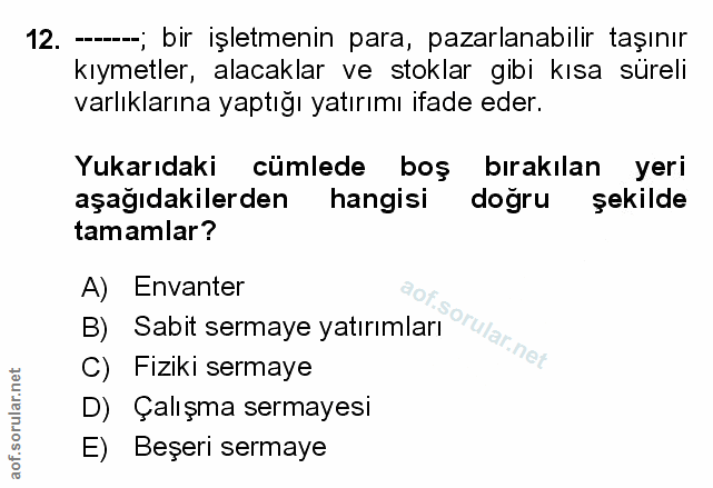 Soru 12