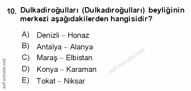 Soru 10