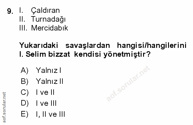 Soru 9
