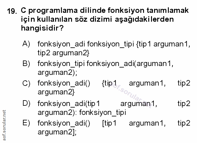 Soru 19