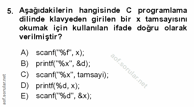 Soru 5