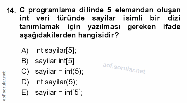Soru 14