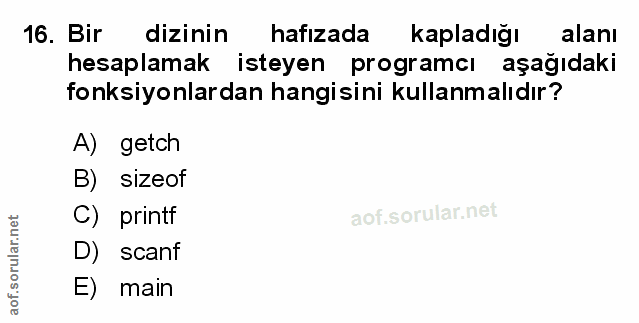 Soru 16