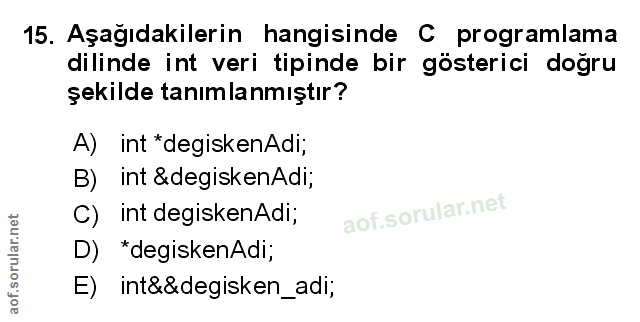 Soru 15