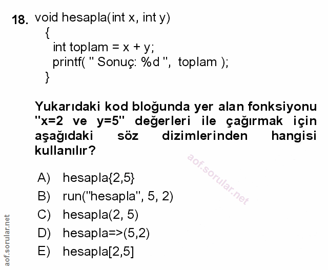 Soru 18