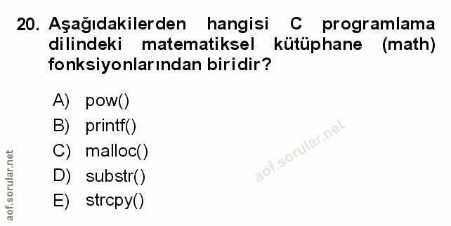 Soru 20