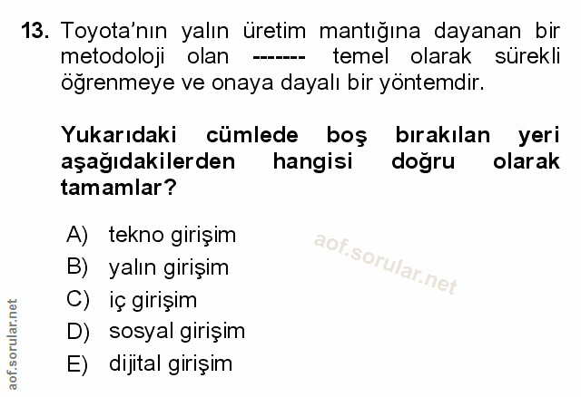 Soru 13