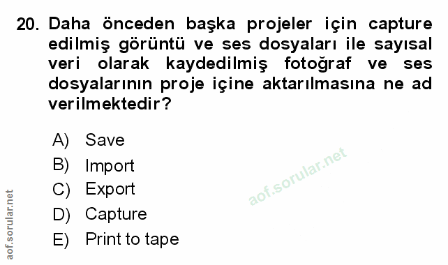 Soru 20