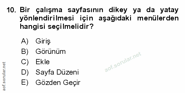 Soru 10