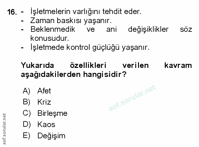 Soru 16