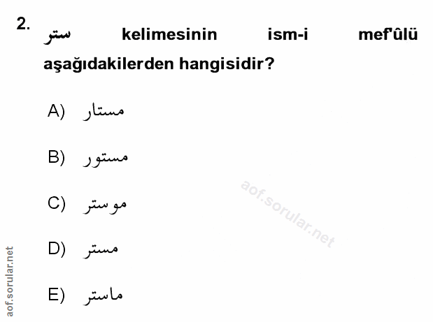 Soru 2