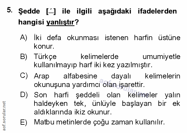 Soru 5