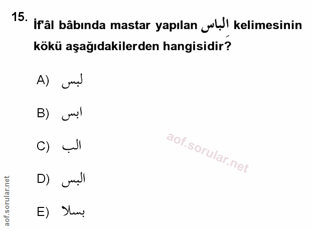 Soru 15