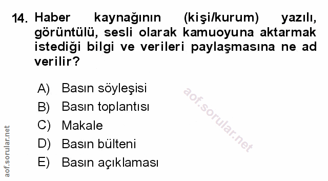 Soru 14