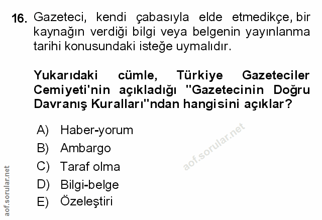 Soru 16