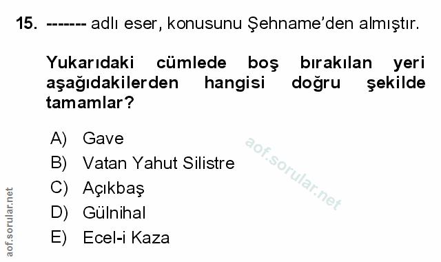 Soru 15