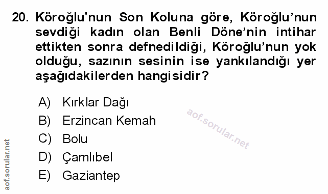 Soru 20