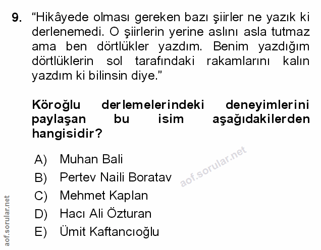 Soru 9