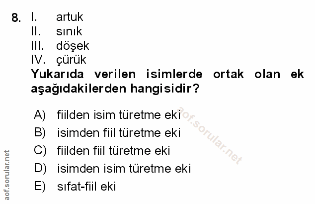 Soru 8